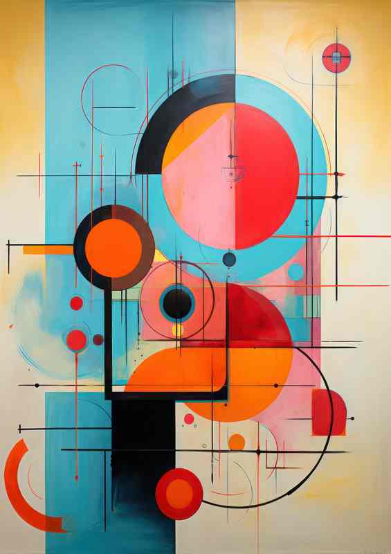 The Abstract Color Journey Shapes