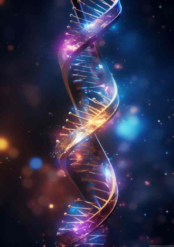 The Colorful Abstract Shapes that Enchant the DNA Life