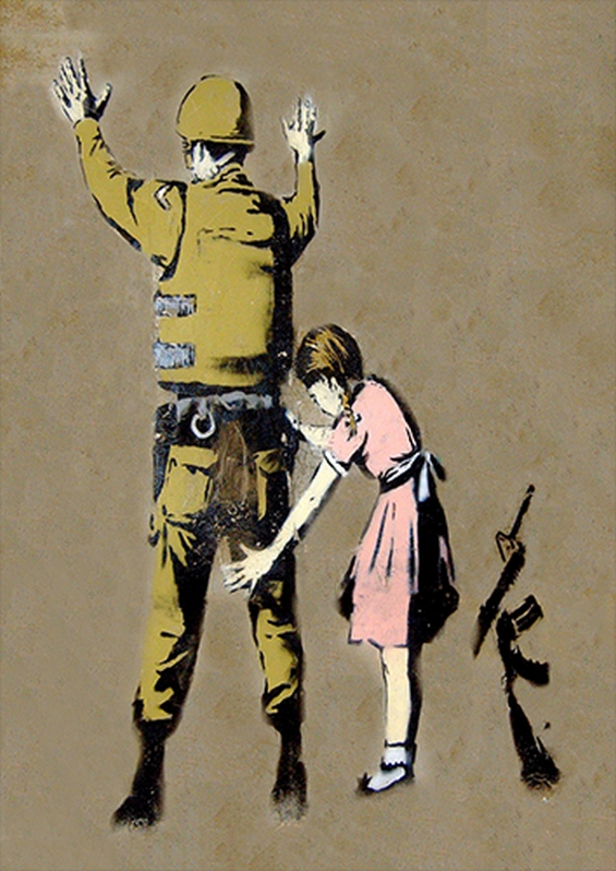 Girl Searching soilder