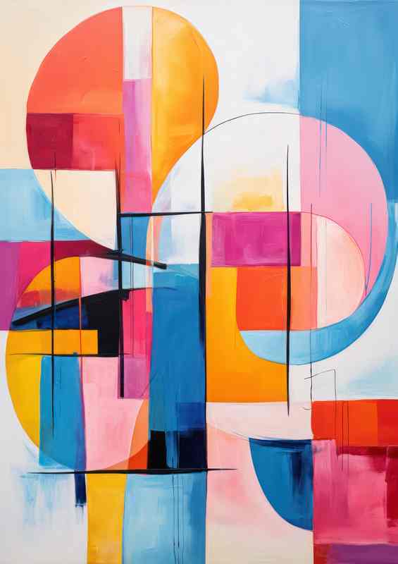 The Symphony of Shapes Puzzle Pieces in Abstract Art