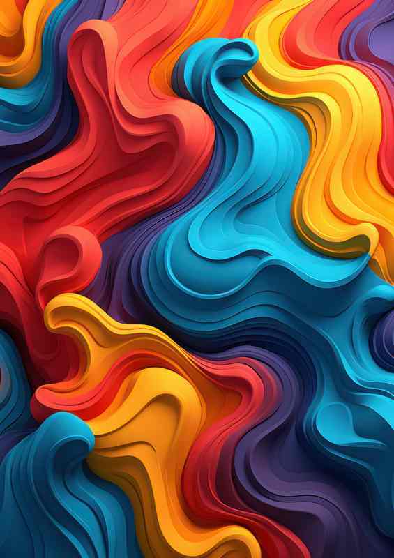 Visionary Abstract Shapes and Colors that Inspire