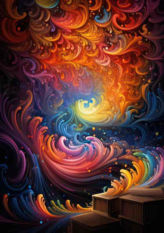 Abstract ShapColo-Journey Art Worlds