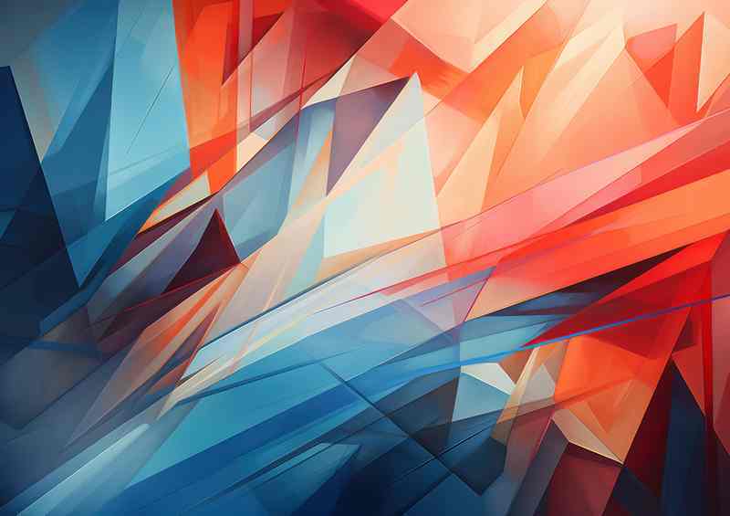 Abstract Color Odyssey Exploration of Shapes and Hues