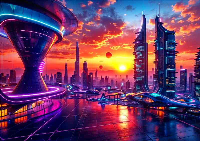 The future is coming | Metal Poster