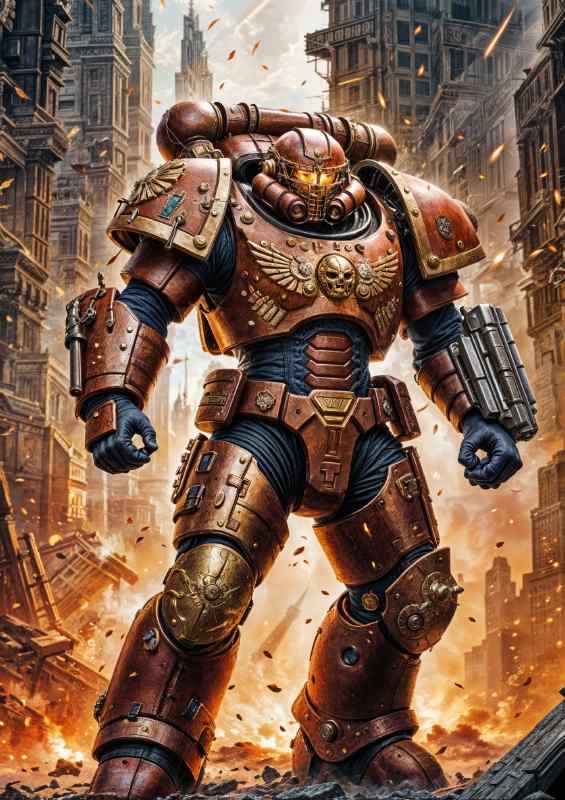 Captain hil of the guardian task force | Metal Poster