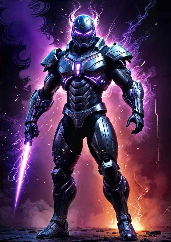 Captain mac of the guardian task force | Metal Poster