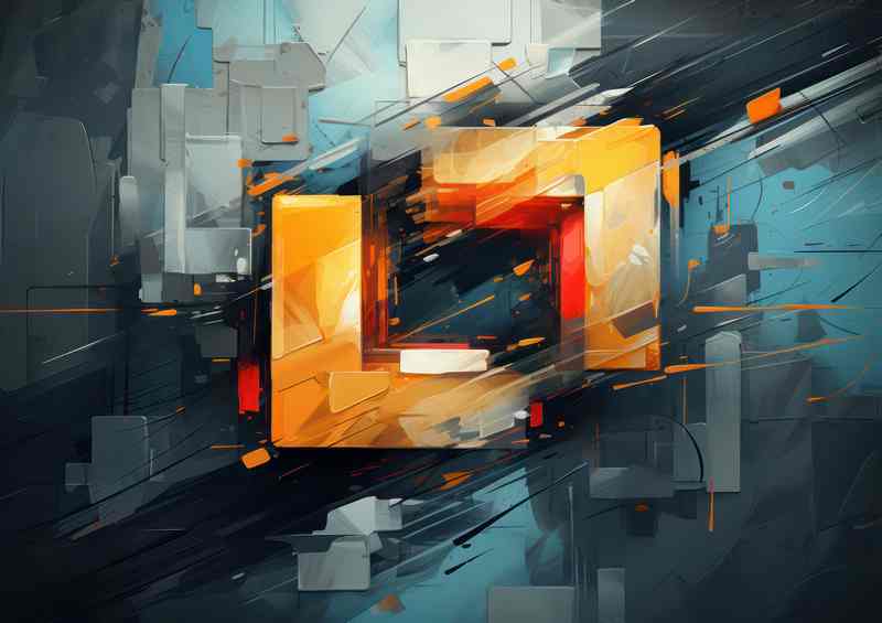 Radiant Abstract Dazzling Palette Striking Yellow