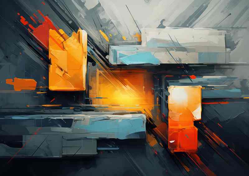 Radiant Abstract Dazzling Shapes and Color Combinations