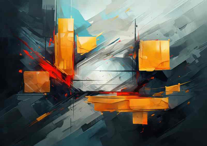 Radiant Abstract Dazzling style Boxes And Rectangels