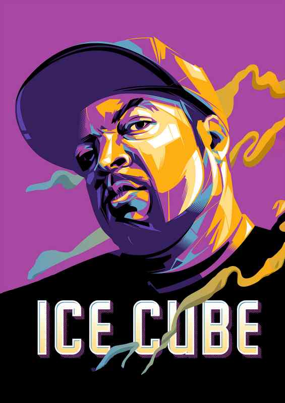 Ice Cube Pop Art Music Rapper