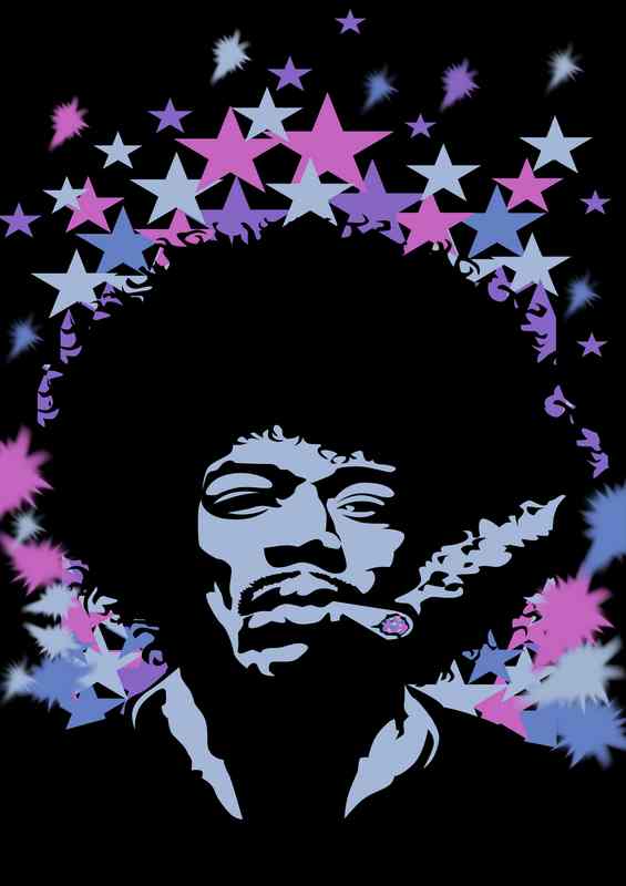 JImI Hendrix Pop Art Music