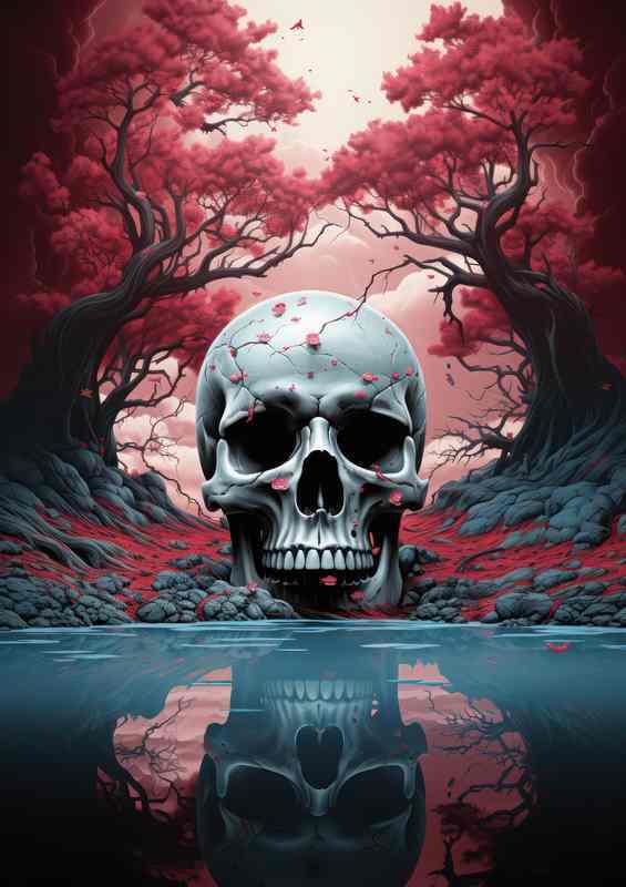 The Macabre Matrix skull art