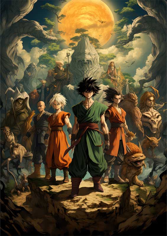 Goku with different characters