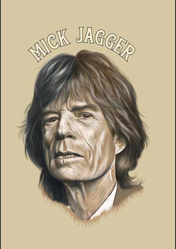 Mick jagger art
