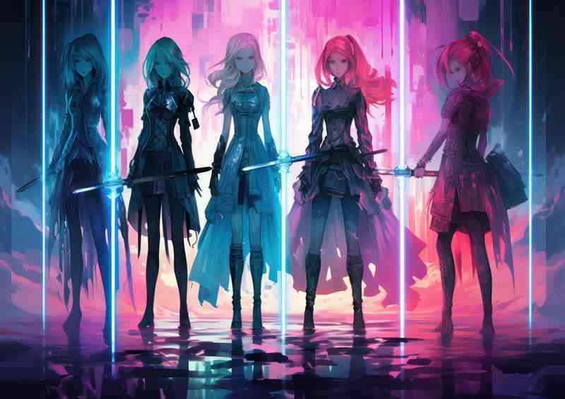 The Complex World of Neon girls in anime