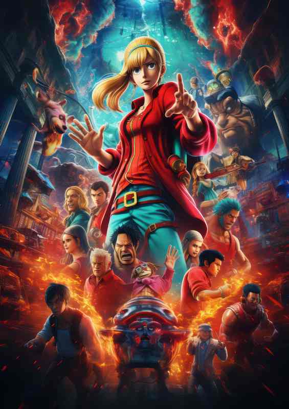 One Piece Metal Poster | Complex Characters