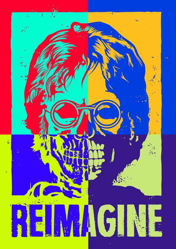 Re Imagine John Lennon Pop Art
