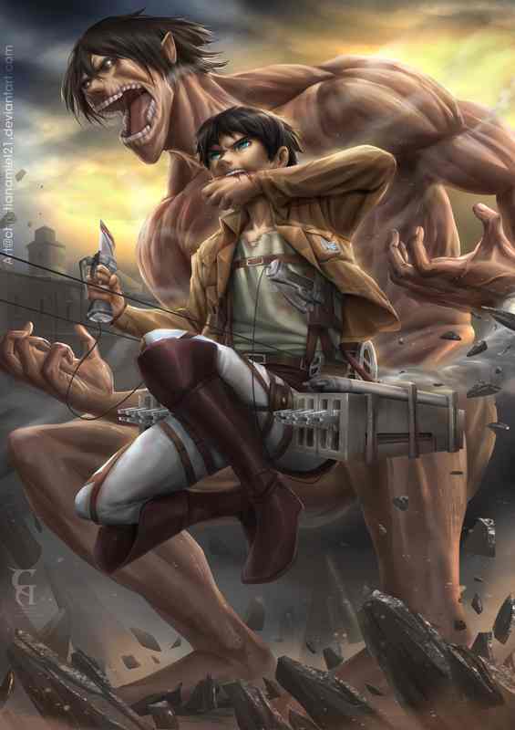 Eren Yeager Reimagined in Manga Mastery