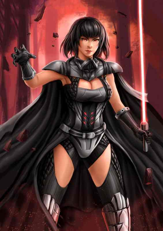 Diva Darth Vader Manga Art