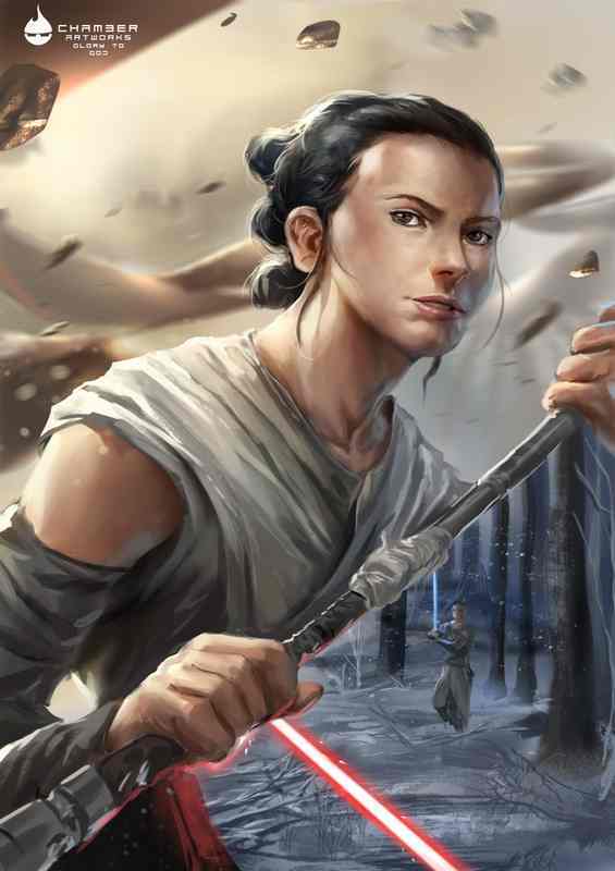 Lightsaber Luminescence Explore Rey in Manga Brilliance