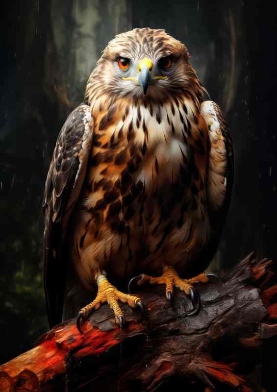 Close Encounters with Perched Hawks
