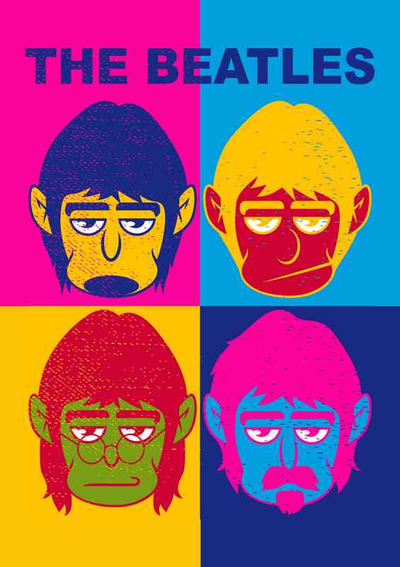 The Beatles Music Pop art