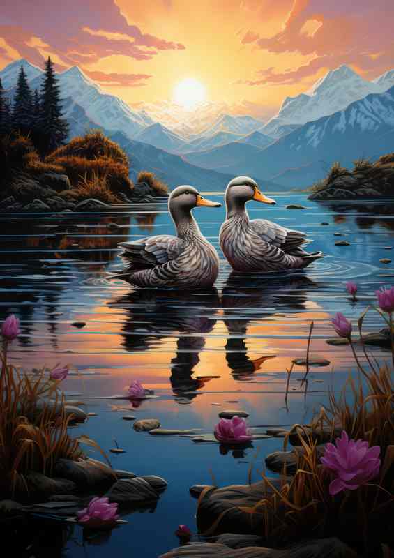Ducks and Landscapes Capturing Earthly Encounters