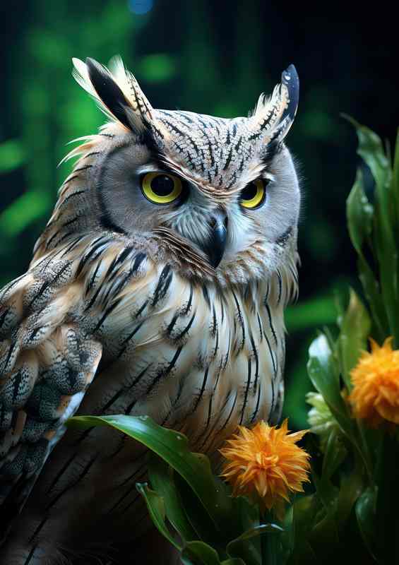 Enchanted Forest Encounters Long Eared Owls at Home