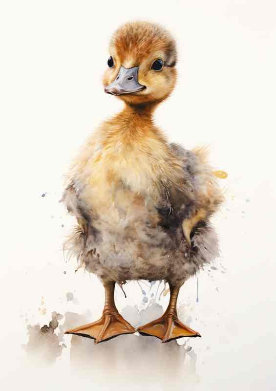 Feathery Ducks - Nature Metal Poster