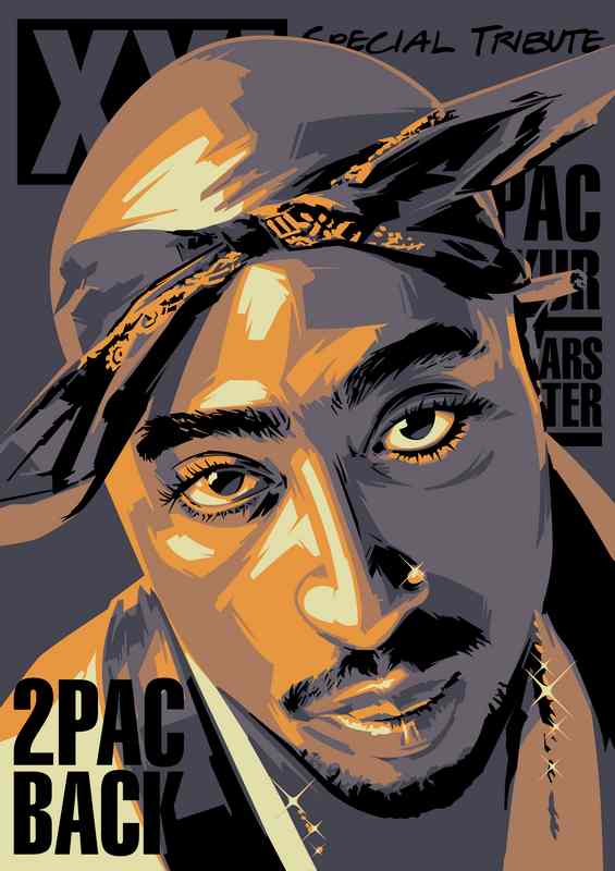 Two pac back rapper music