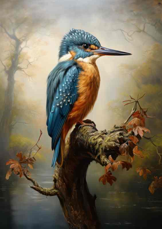 Kingfisher Birds on Their Favorite Perches