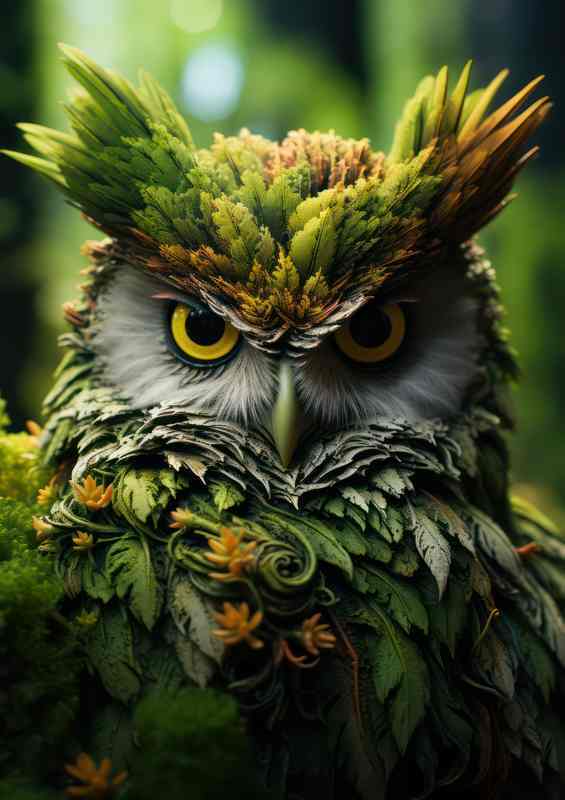 Long-Eared Owl Behavior in the Forest