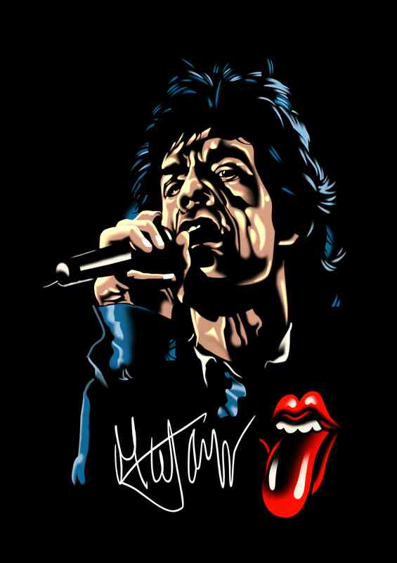 mick jagger lips