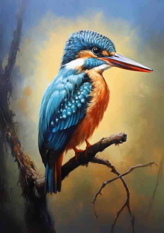 Perching Kings of the Sky Capturing Kingfisher Birds
