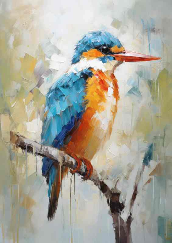 The Art of Patience Kingfisher Birds on Their Perches