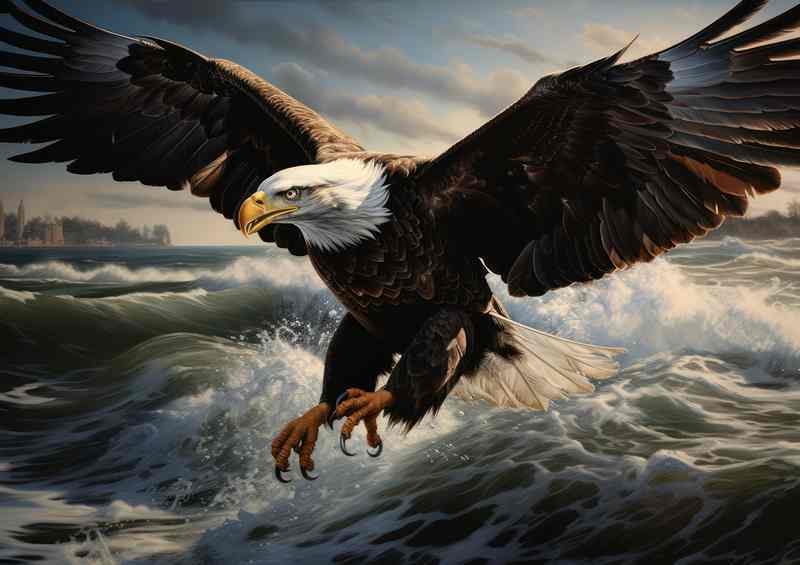 Eagle In the Skies Guardians over the oceans
