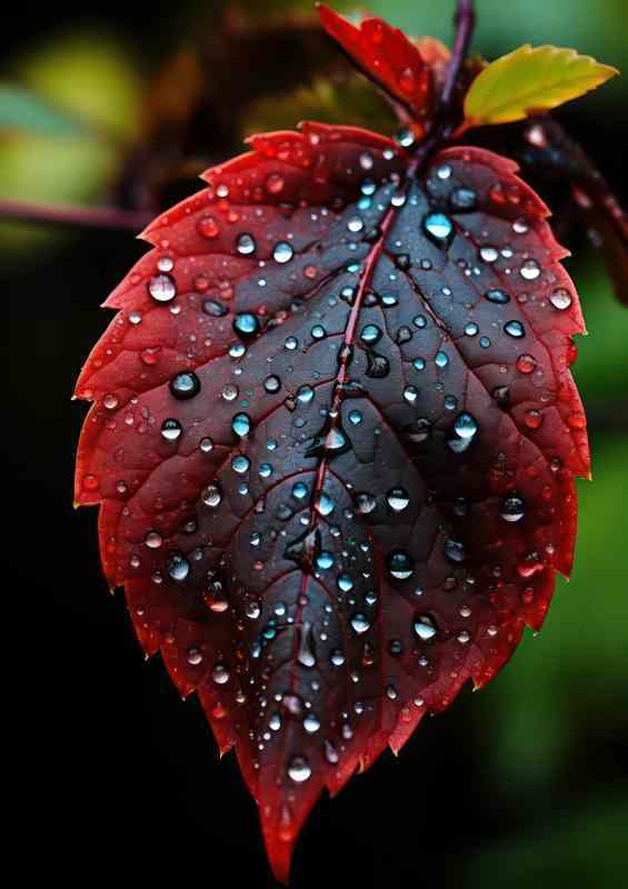 Water Rain Drops on the leaf