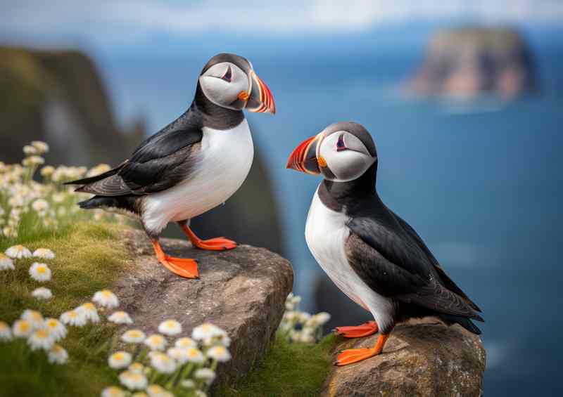 Puffins in Art and Folklore Symbols of Coastal Charm