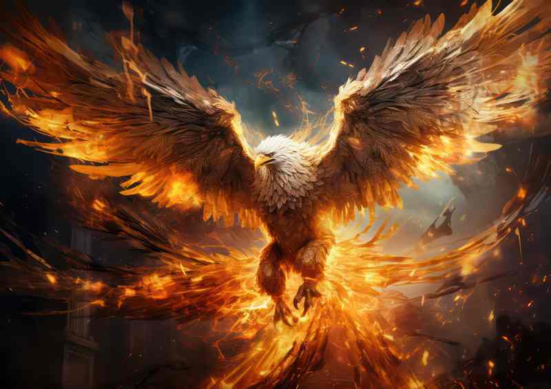 Stars and Fire The Eagle Journey in the Night Sky