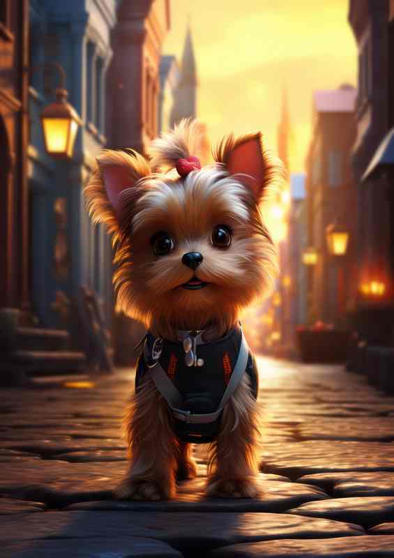 Baby cute yorkshire Terrier