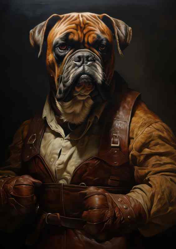 Boxer Dog Ready To Box