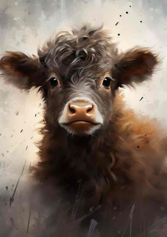 Calf Cows in Moments of Cuteness
