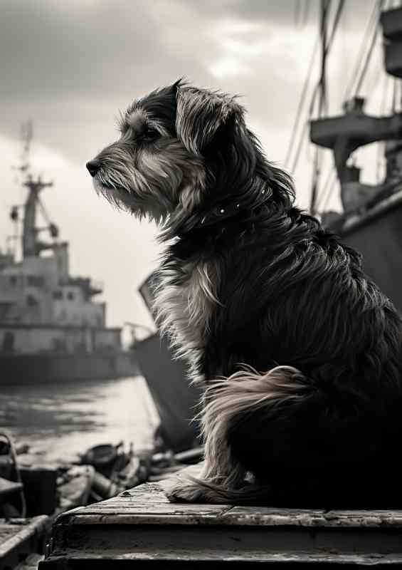 Dog Waiting for his master to come home