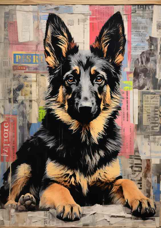 Gerry The German Sheppard Posing