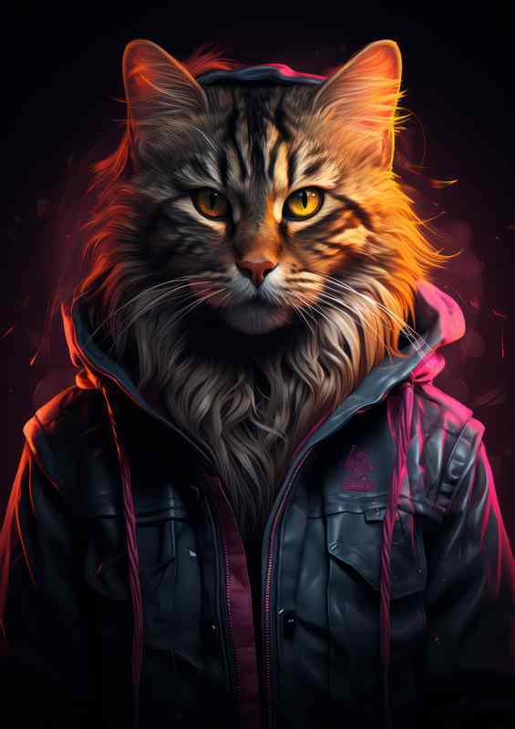 Paws and Pigments The Artistry of Colorful Cats