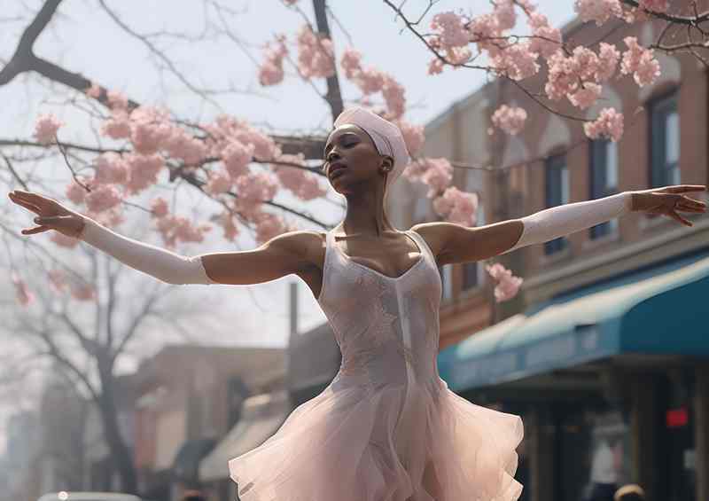 Female Dancer On The Street