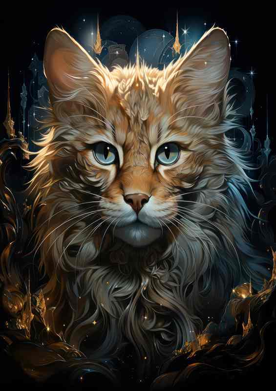 Vividly Hued Cats A Kaleidoscope of Colors