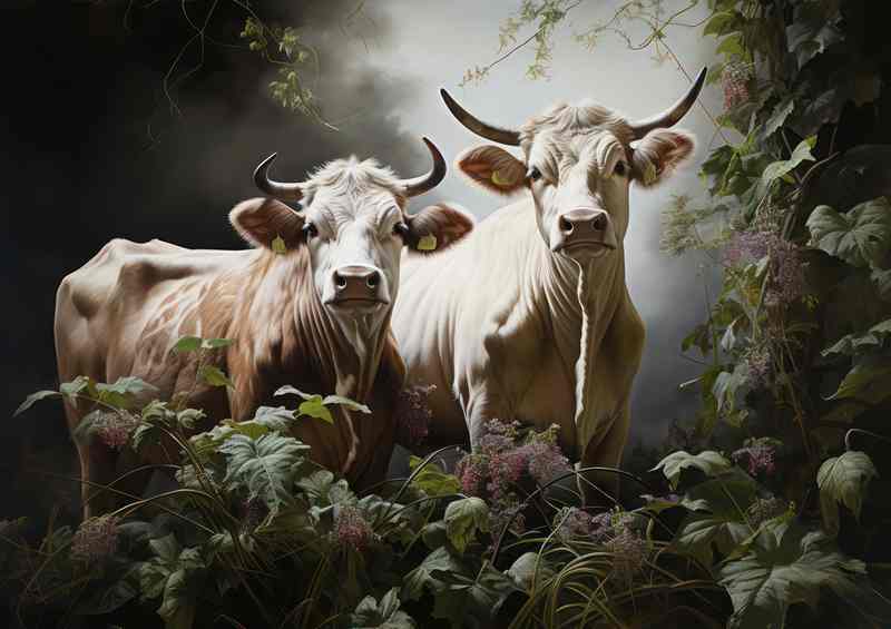 Cows Grazing in Picturesque Fields A Scenic Delight