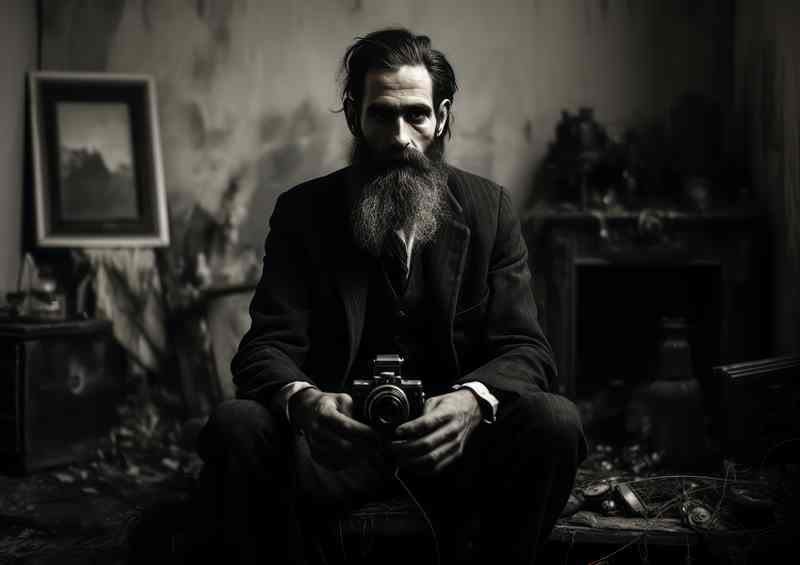 Old School Photographer with his Modern Day Equiptment