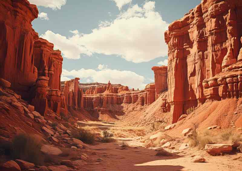 Red canyon arches north America